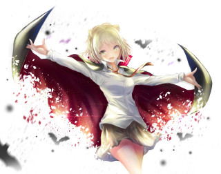 Woman cape red shoulders image - a red cape free wallpaper