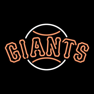 Neon sign giants circle center 3 - international typographic style free wallpaper