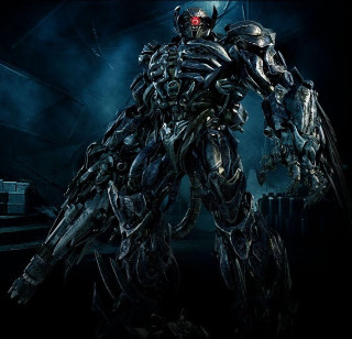 Robot dark light face arms - a light free wallpaper