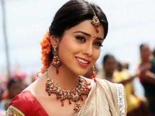 Woman red gold outfit necklace - a necklace and earrings free wallpaper
