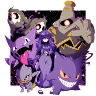 Cartoon characters demon faces group - a group of cartoon characters free wallpaper