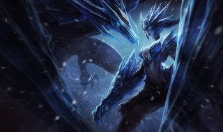 Blue dragon water back wings - its back free wallpaper