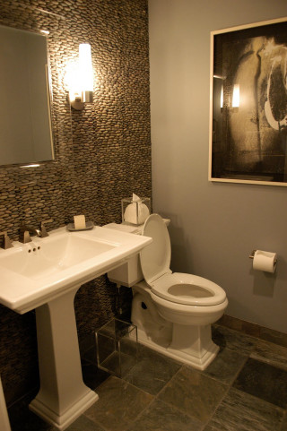 Bathroom toilet interior design modern 14 - modern european ink painting free wallpaper