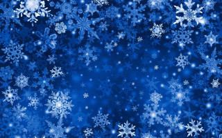 Blue background snowflakes stars sky 2 - an gyeon free wallpaper for desktop