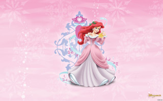 Little girl princess dress teddy - a pink background free wallpaper