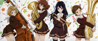 Girls musical instruments man suit - their hand and a man in a suit free wallpaper