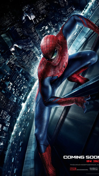 Spiderman poster cityscape night moon - amazing free wallpaper
