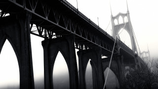 Bridge tall tower foggy day - the foggy day time free wallpaper
