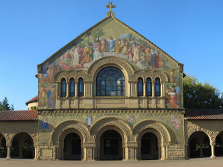 Building painting side wall cross - a mosaic free wallpaper