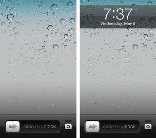 Cell phone water drops time - water free wallpaper
