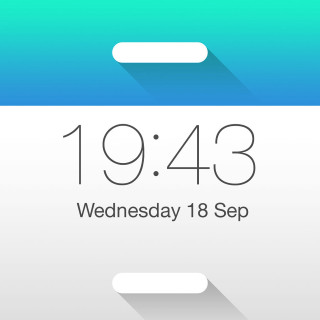 White iphone date blue background - a blue background free wallpaper