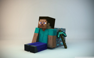 Minecraft character table knife block - a knife free wallpaper