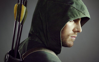 Man hoodie bow arrow serious - visual art free wallpaper