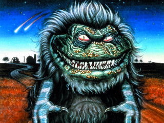 Monster big grin long hair - a nose ring free wallpaper