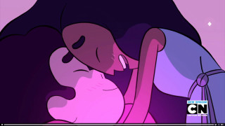 Cartoon woman kissing man pink - a cartoon of a woman free wallpaper