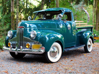 Green truck gravel road forest - allen tupper true free wallpaper
