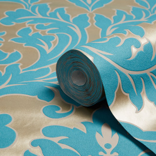 Blue gold wallpaper roll design - gradient light blue free wallpaper