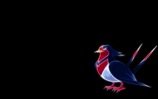 Bird red feathers perched on - its head free wallpaper