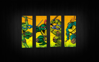 Teenage mutant ninja turtles pixel - 2 d game art free wallpaper