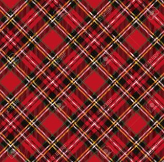 Red plaid pattern fireworks green - regionalism free wallpaper
