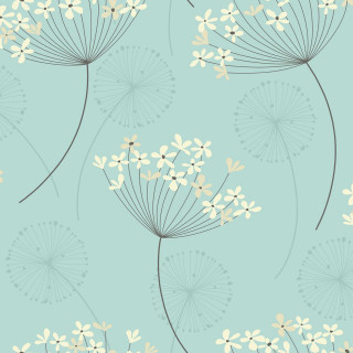 Blue white floral branch cherryblossom - free new year wallpaper