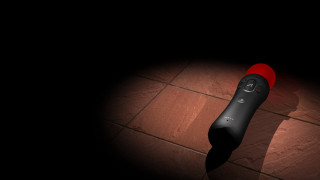 Black red remote control tile - remote free wallpaper