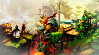 Man sword lantern digital painting - a digital painting of a man free wallpaper