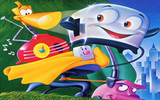 Cartoon character microphone music instrument - cliff childs free wallpaper
