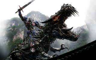 Giant robot sword creature background - neoexpressionism free wallpaper