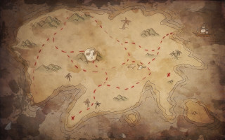 Map red arrows direction location - temporary art free wallpaper