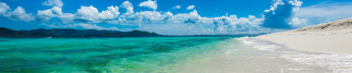 Beach clear blue water sandy 2 - clear blue water free wallpaper