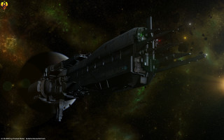 Space station galaxy bright light - a space station in the middle of a galaxy free wallpaper
