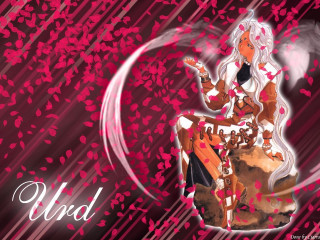 Woman bench pink background hearts - her free wallpaper