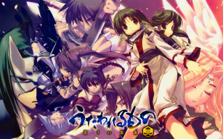 Anime group characters persona rayonism - a group of anime characters free wallpaper