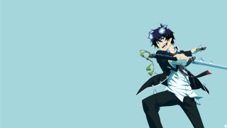 Man sword blue background white - outfit free wallpaper
