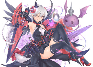 Woman sword demon outfit fantasy 3 - vanita free wallpaper for desktop