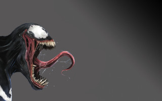 Large monster long mouth sharp - a long tongue free wallpaper