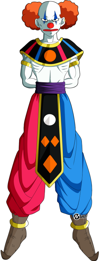 Cartoon clownhat redhair blueoutfit evil - a blue outfit free wallpaper