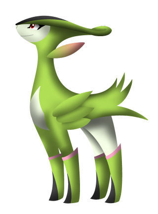 Cartoon green white furry digital - derf free wallpaper