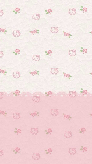 Pink white wallpaper hello kitty - wallpaper free wallpaper