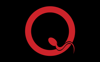 Red circle black background repeated - a silk screen free wallpaper