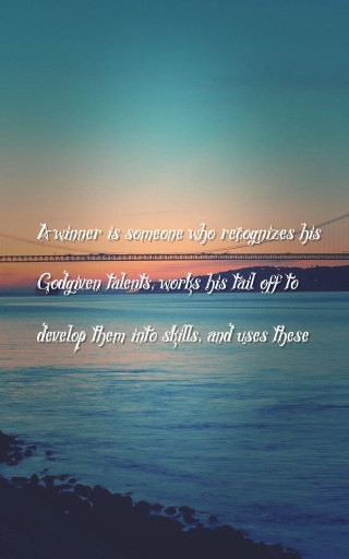 Bridge water quote image - e. william gollings free wallpaper