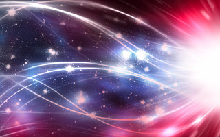 Bright star space scene center - a bright star free wallpaper