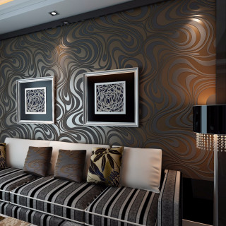 Living room couch picture wall - art deco free wallpaper
