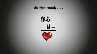 Red heart formula do the 3 - the middle of the image free wallpaper