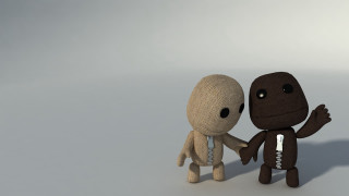 Stuffed animals standing white surface - blender free wallpaper
