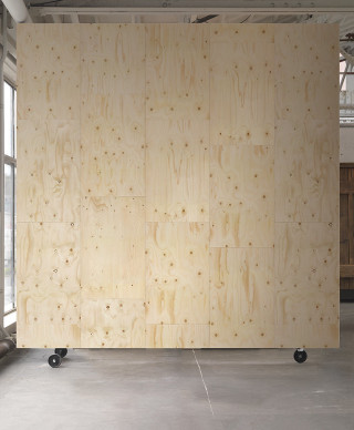 Wooden paneled wall window bench - cornelia parker free wallpaper