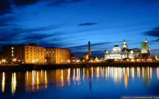 City skyline river night lights 16 - dave allsop free wallpaper