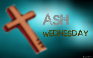 Cross ash wednesday blurry background - a cross free wallpaper
