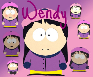 Sad cartoon character people behind - a sad look free wallpaper